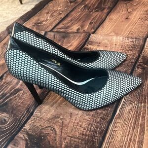 Luciano Barachini Pumps black and cream size 38